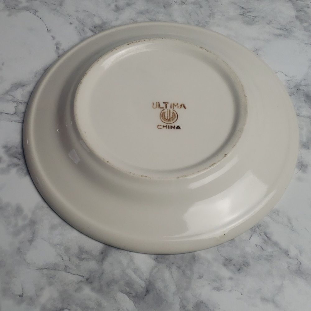 ‎Vintage Ultima China Small White Plate